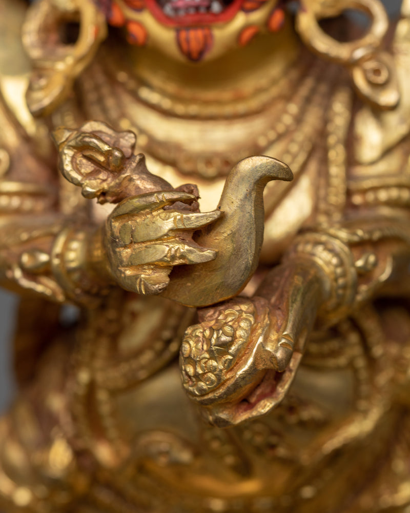 Copper Six-Armed Mahakala Statue | Protector's Dharmapala of Buddhism