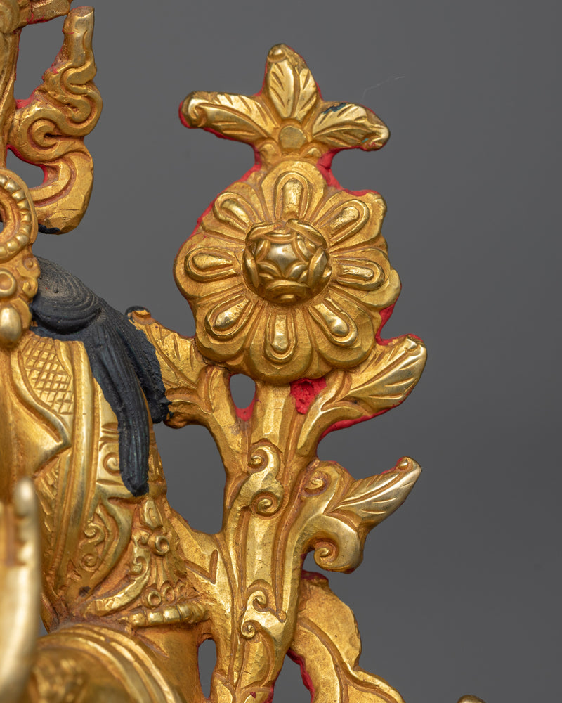 Copper White Tara Sculpture | Nepalese Buddhist Artwork