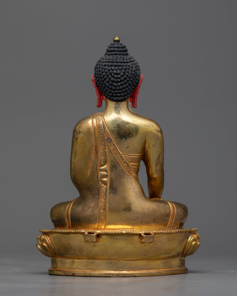 Copper Buddha Sculpture | Himalayan Traditional Artwork