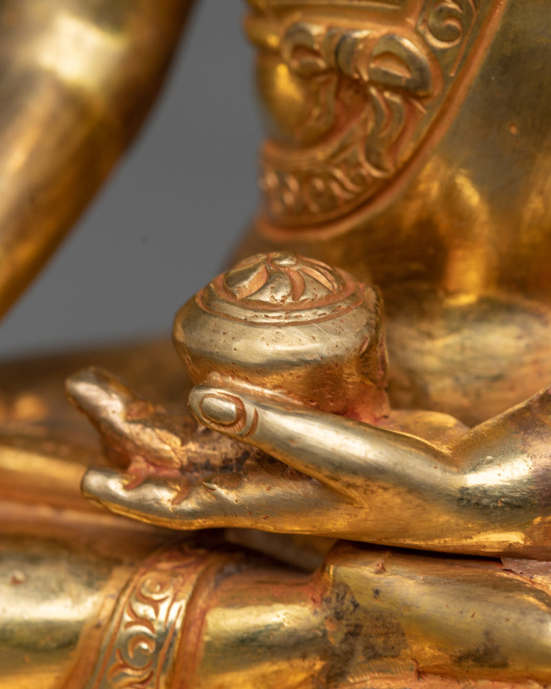 Copper Buddha Sculpture | Himalayan Traditional Artwork