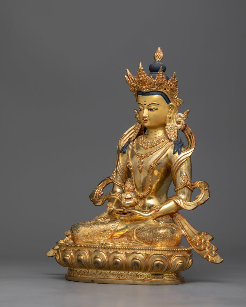 copper amitayus-sculpture