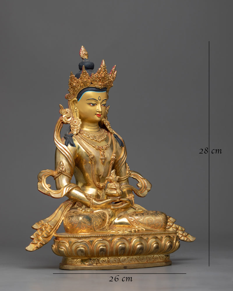 copper amitayus-sculpture