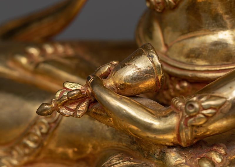 Copper Vajrasattva Sculpture | Bodhisattva of Karma Purification