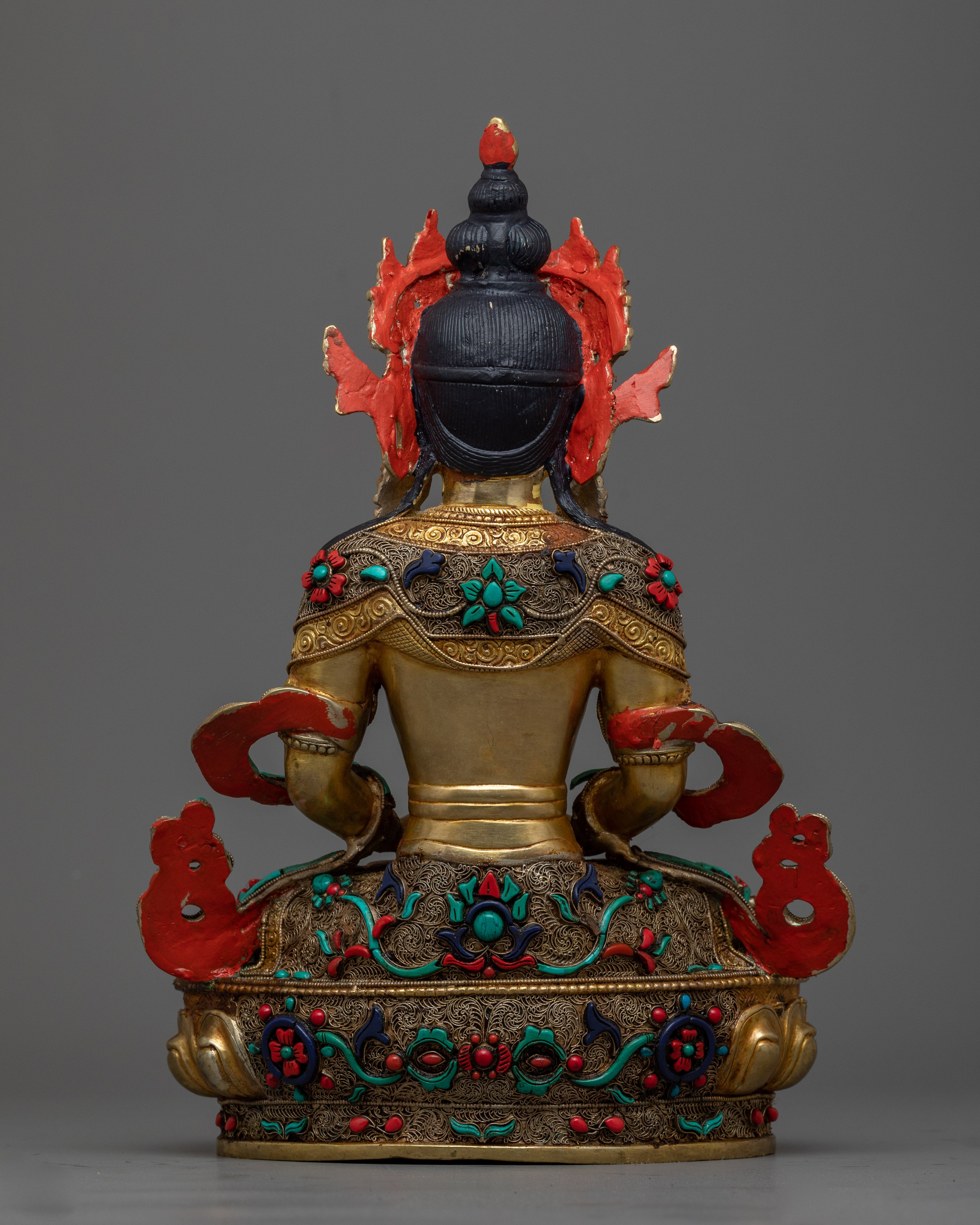 Beautiful Amitayus Statue | Himalayan Buddhist Artwork