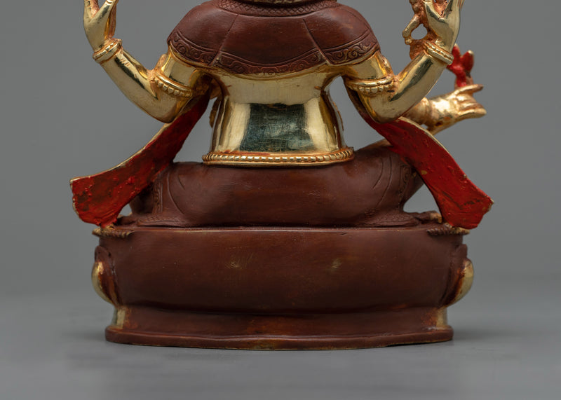 4-Arm Ganesh Statue | Nepalese Traditional Artwork