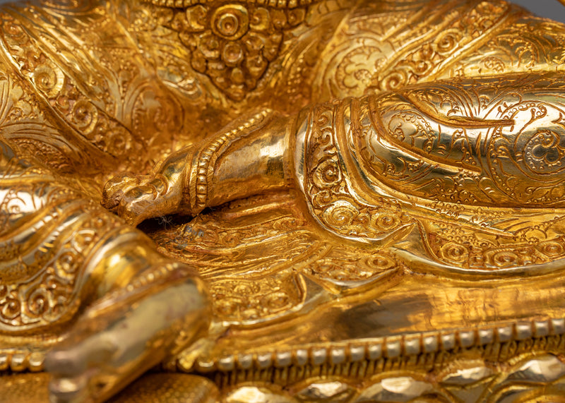 Beautiful Copper Statue of Green Tara | Embrace of Compassion