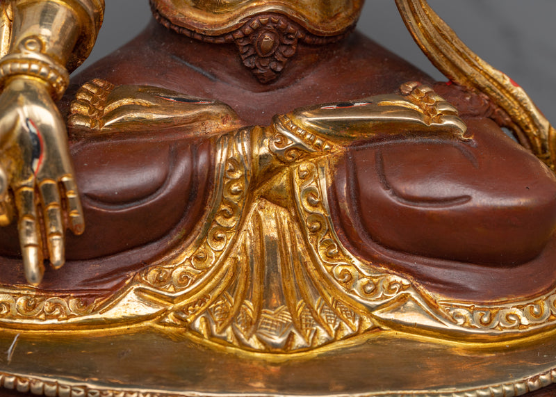 Beautiful Copper Statue of White Tara | Serene Illumination