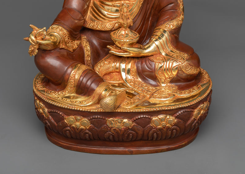 Buddha Padmasambhava Sculpture | Radiating Divine Wisdom and Spiritual Guidance