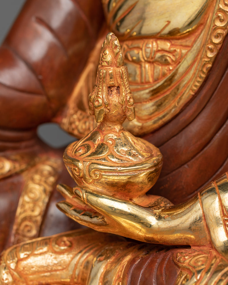 Buddha Padmasambhava Sculpture | Radiating Divine Wisdom and Spiritual Guidance