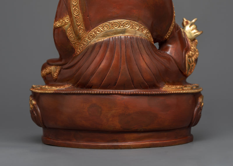 Buddha Padmasambhava Sculpture | Radiating Divine Wisdom and Spiritual Guidance