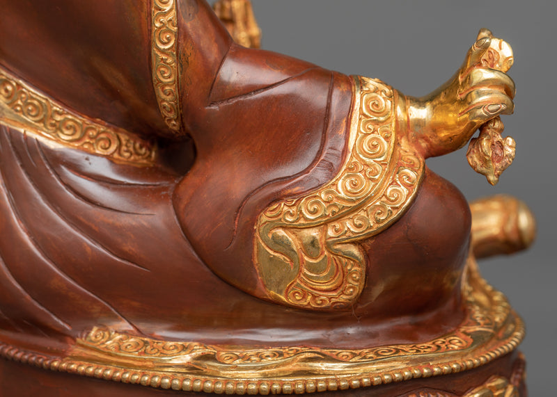 Buddha Padmasambhava Sculpture | Radiating Divine Wisdom and Spiritual Guidance