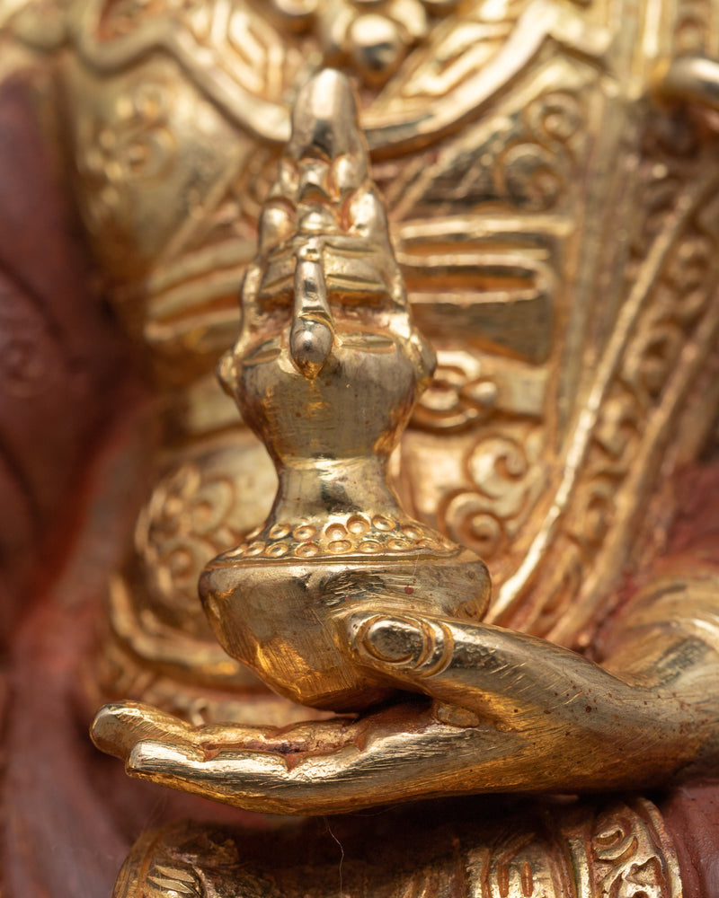 Sacred Guru Rinpoche Sculpture for Guidance and Protection | Himalayan Artwork