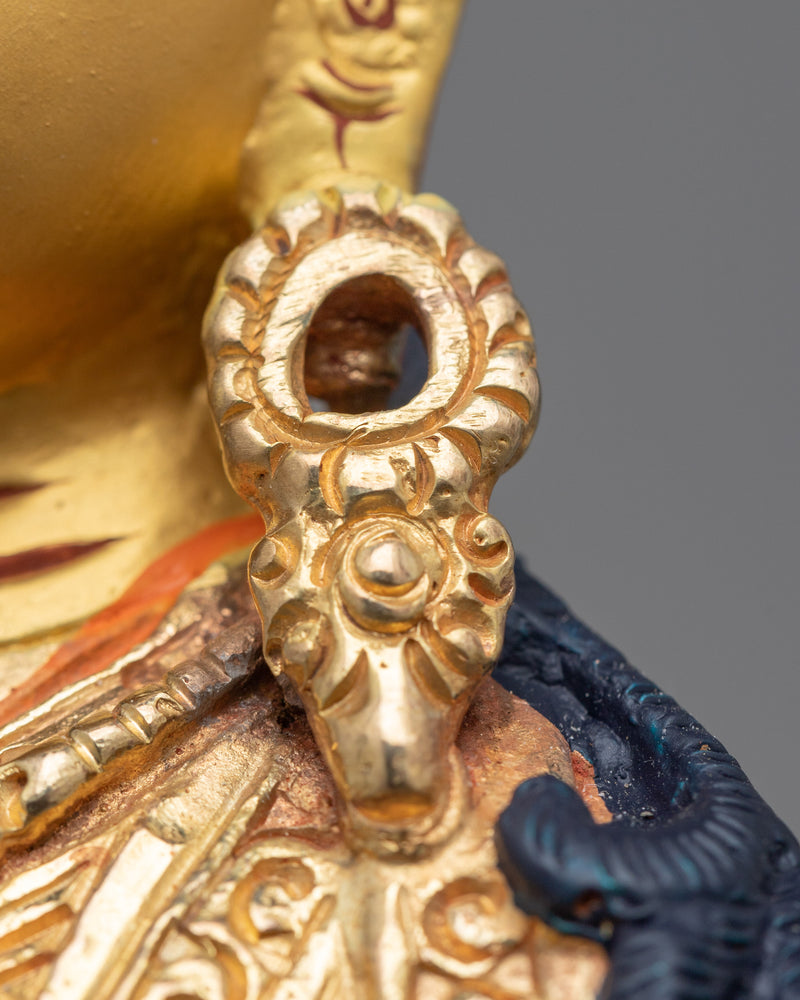 Sacred Guru Rinpoche Sculpture for Guidance and Protection | Himalayan Artwork