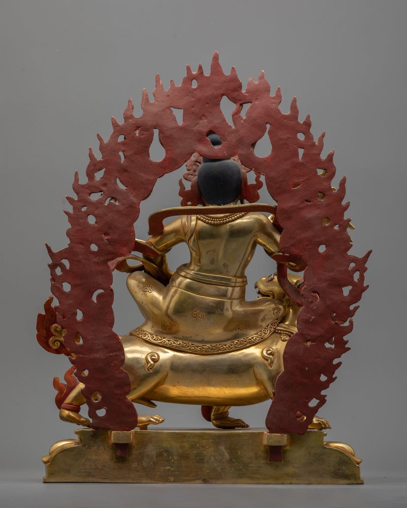 Namtoshe Riding Lion Sculpture | Himalayan Hand-crafted Arts
