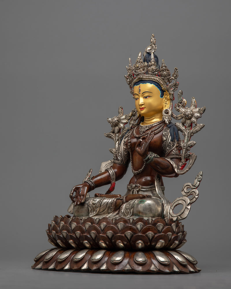 white-tara spiritual sculpture