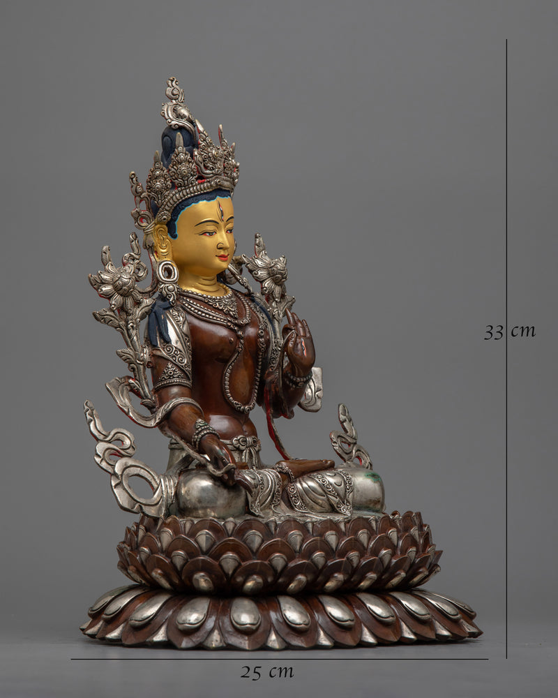 white-tara spiritual sculpture