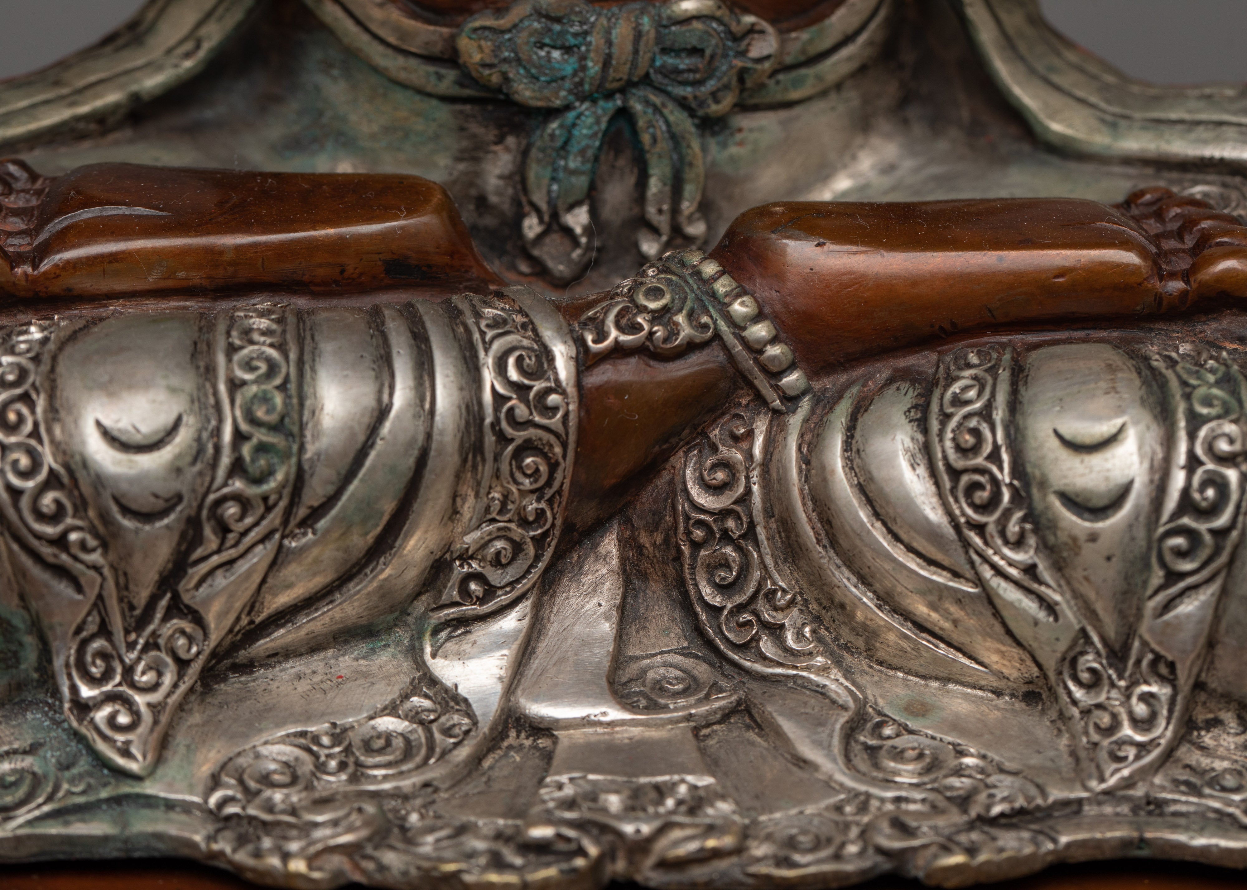 Chenrezig Silver-Plated Sculpture | Harmony of Mercy