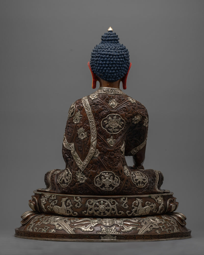 Shakyamuni Buddha Gold Painted Statue | Essence of Enlightenment