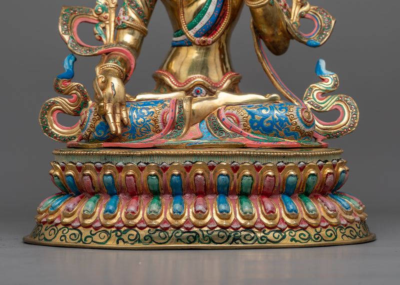 Serene Divine White Tara Statue | Embodiment of Healing and Compassion