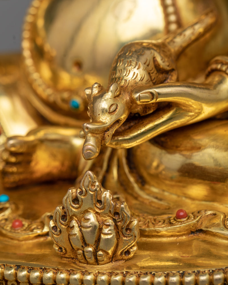 Dzambhala The Wealth Deity Statue | Beacon of Wealth and Generosity