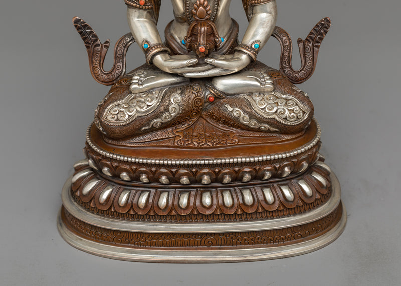 Eternal Amitayus Handmade Statue | Beacon of Longevity and Wisdom