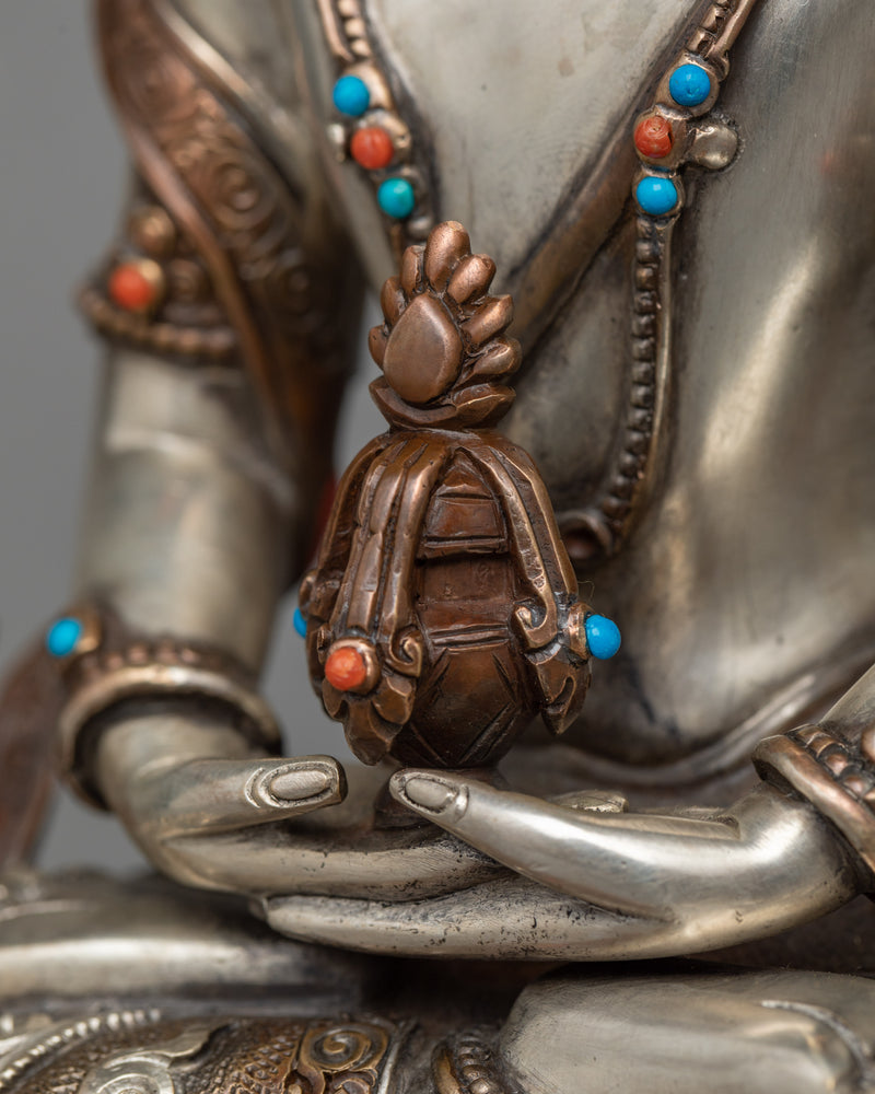 Sacred Assembly: 6 Bodhisattva Set | Artisanal Mastery in Silver and Gold