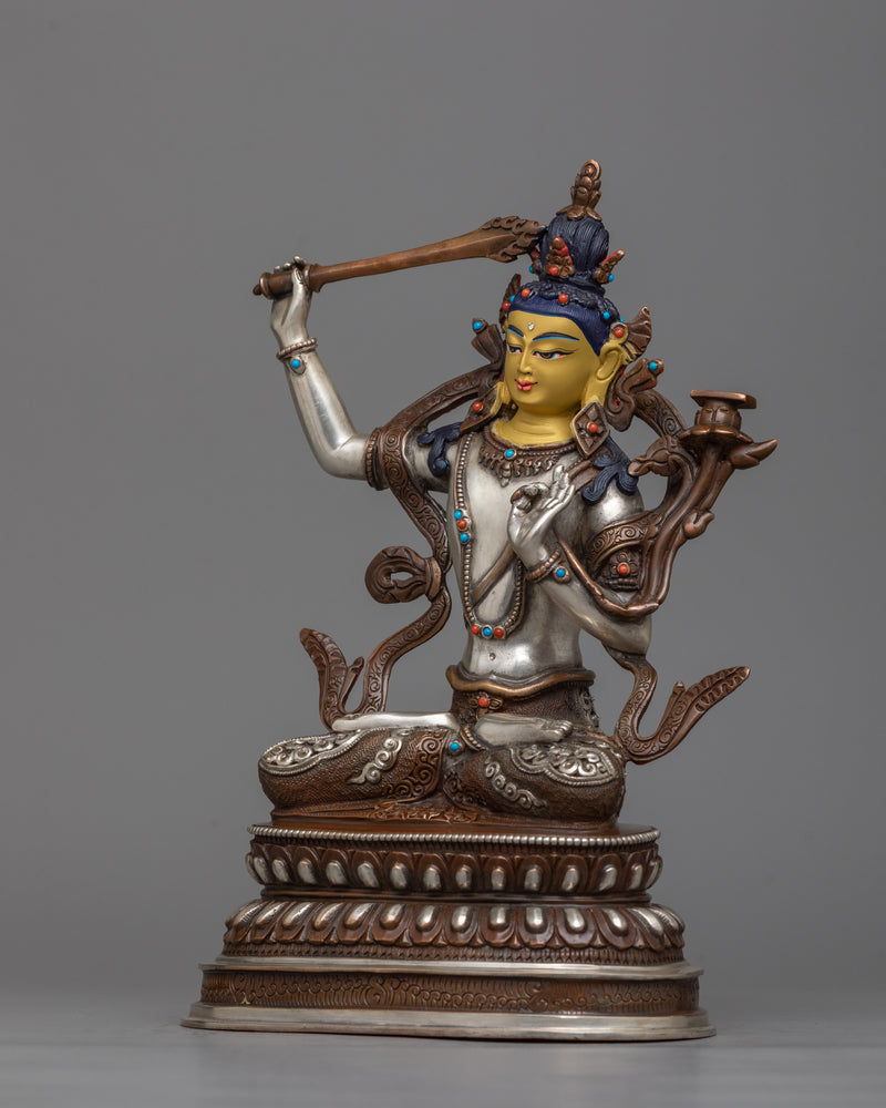 manjushri-handcrafted statue