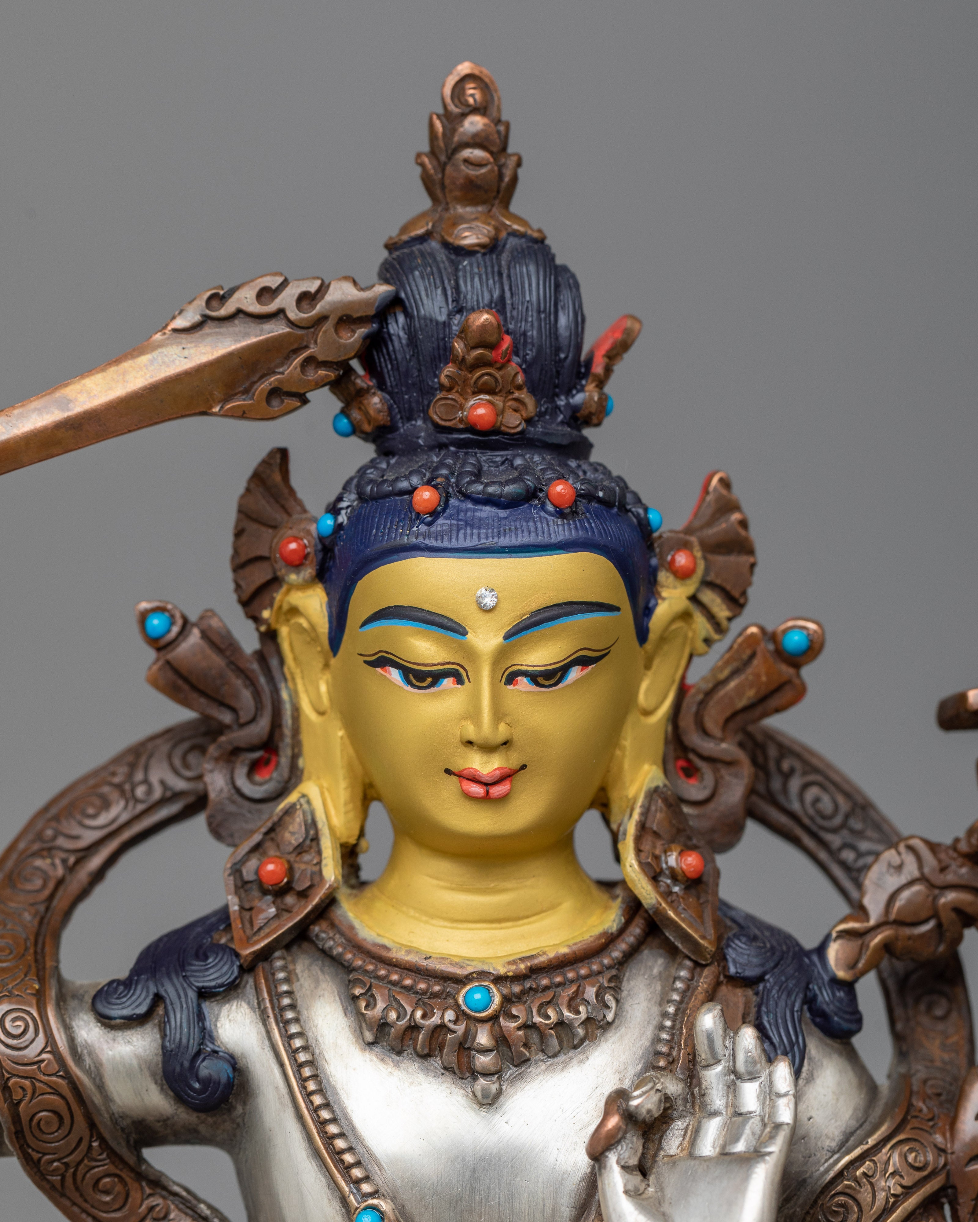 manjushri-handcrafted statue