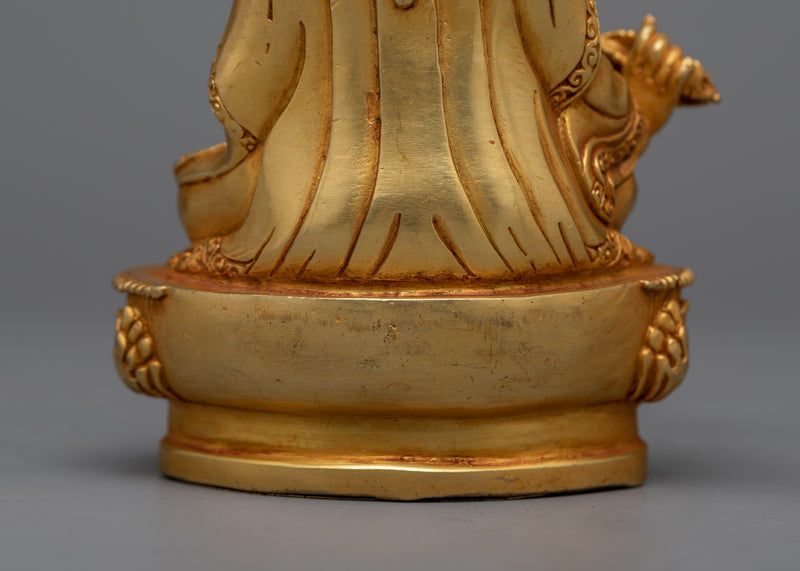 Sacred 16cm Guru Rinpoche Statue | Embodiment of Tantric Mastery