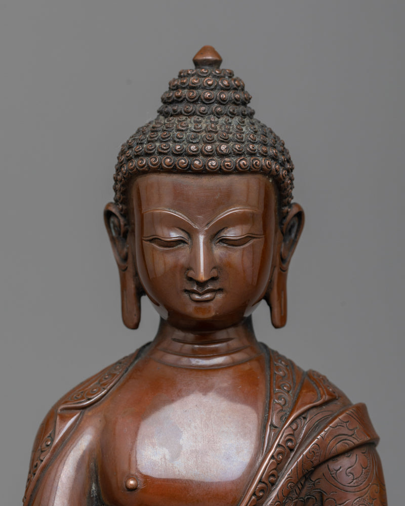 shakyamuni-buddha-brown statue