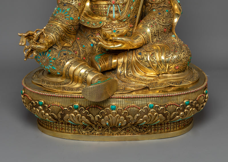 Magnificent Guru Rinpoche Sculpture | Beacon of Vajrayana Buddhism