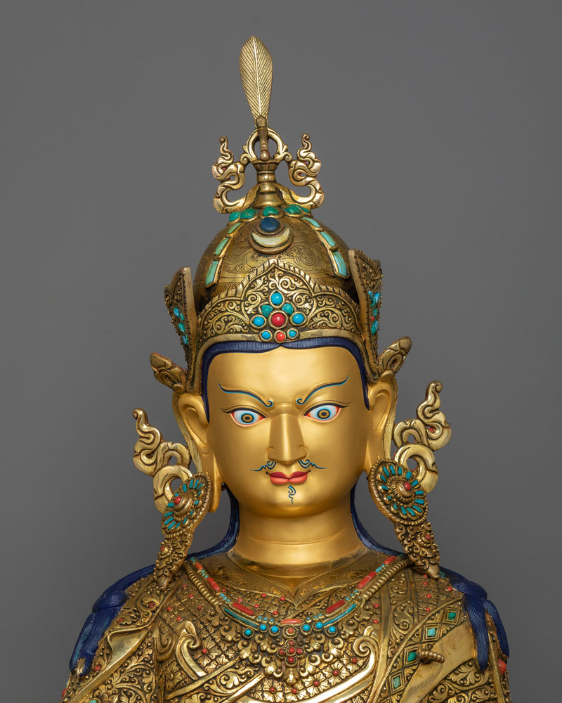 magnificent guru-rinpoche sculpture