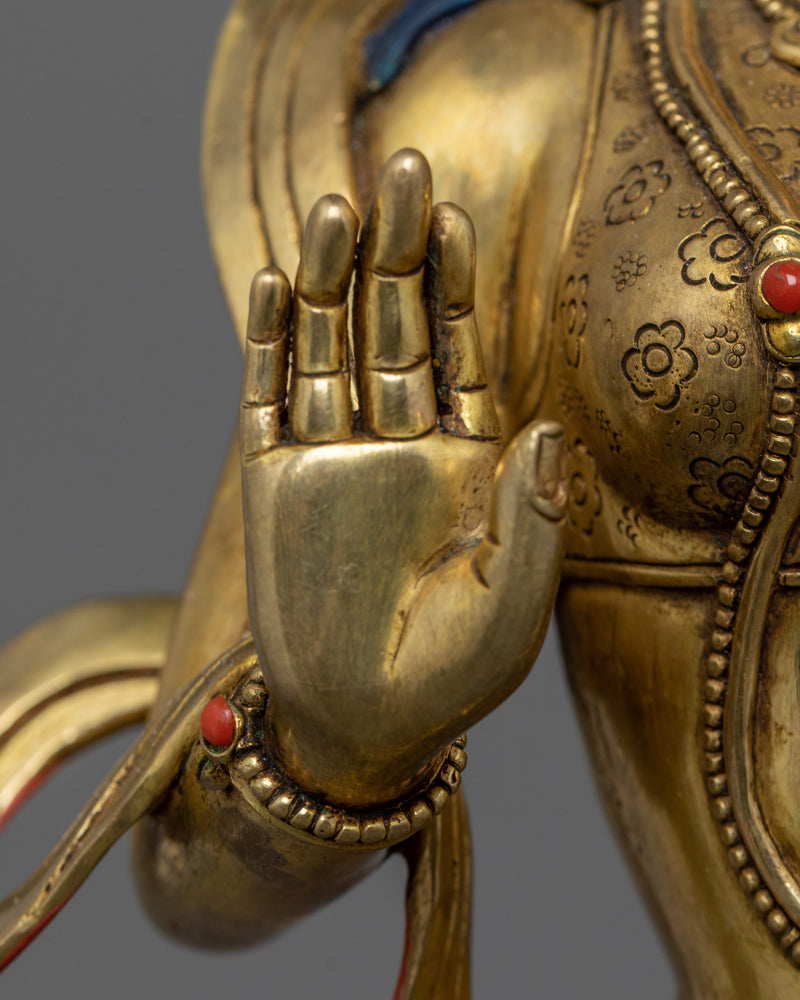 Divine Feminine Sculpture of Khando Yeshe Tsogyal & Mandarva | Guardians of Wisdom