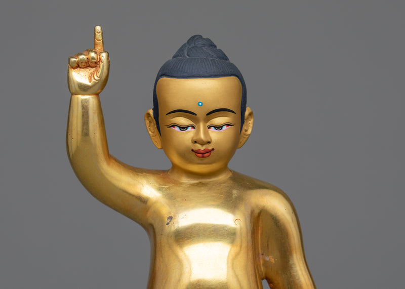 Radiant Baby Buddha Sculpture | Dawn of Enlightenment