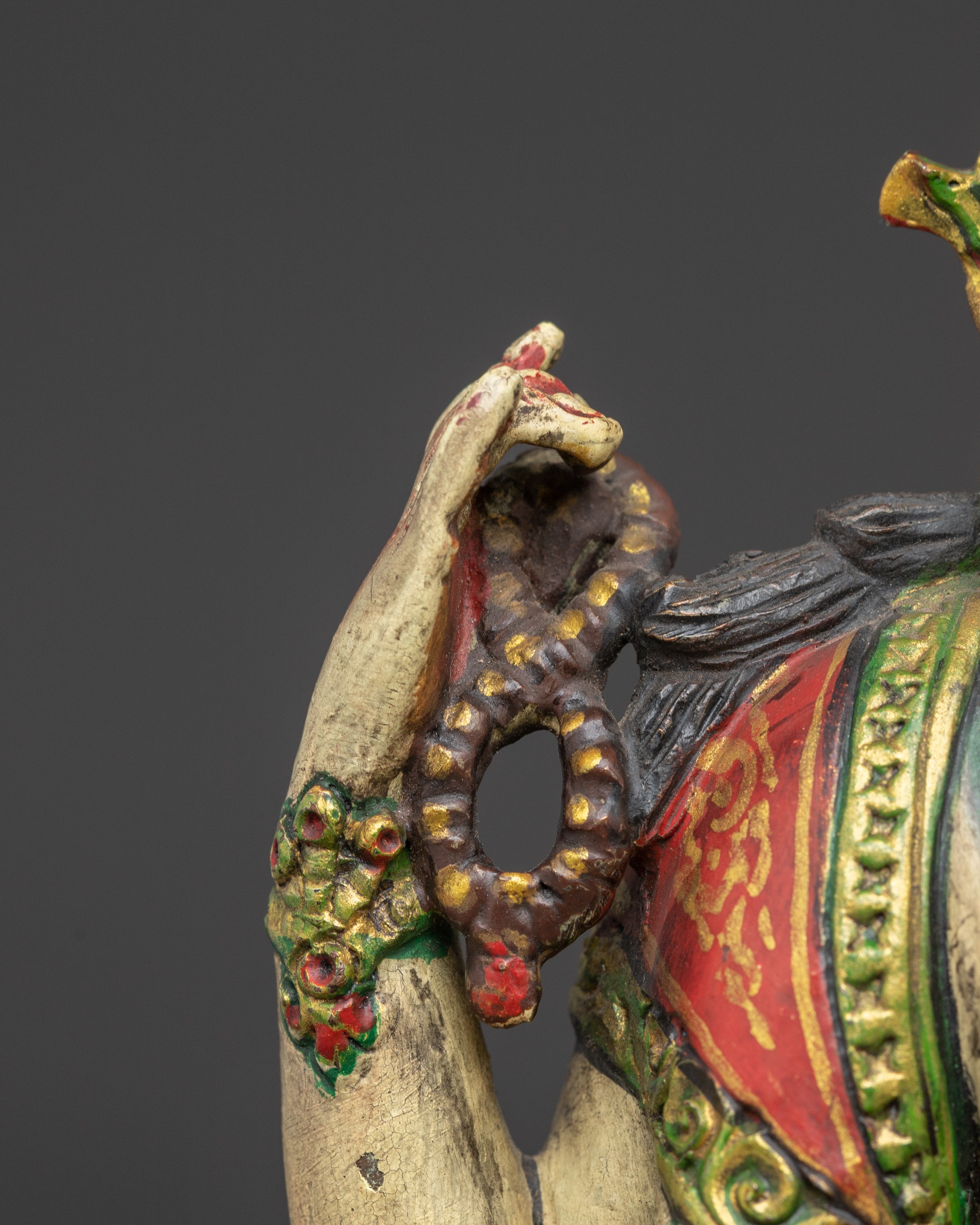 Tibetan Chenrezig Figurine: Lord of Compassion | Meditation Altar Decor