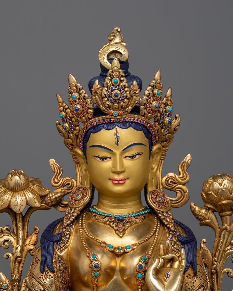 tibetan-white-tara-sculpture