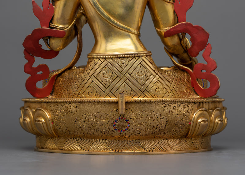 Tibetan White Tara Sculpture | Embrace Divine Feminine Energy