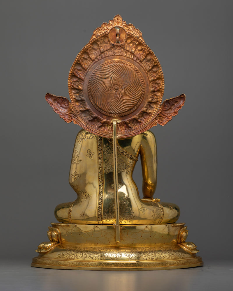 Serene Shakyamuni Buddha Sculpture | Pinnacle of Enlightenment