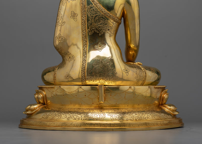 Serene Shakyamuni Buddha Sculpture | Pinnacle of Enlightenment