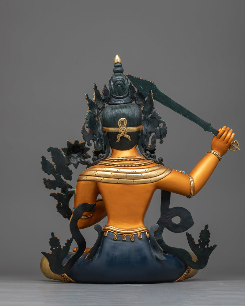 Serene Manjushri Statue | Embodiment of Divine Wisdom