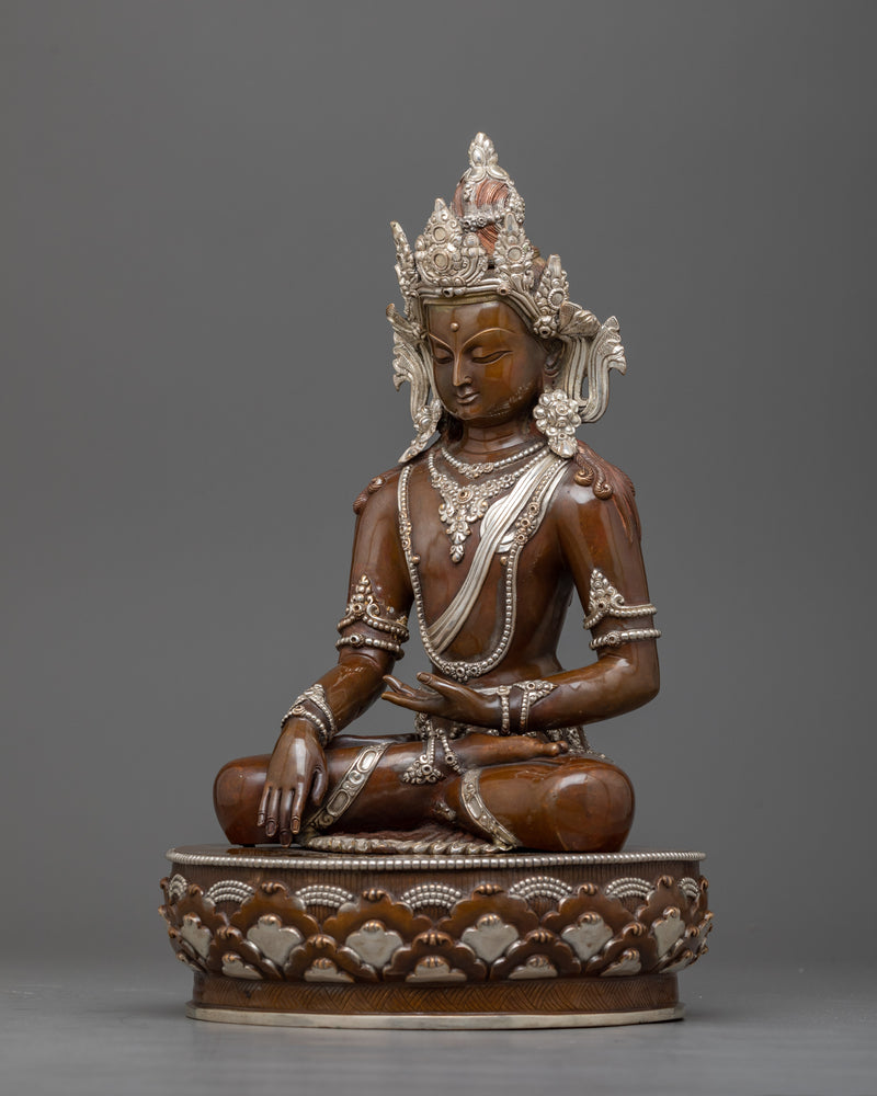 crown-buddha-shakyamuni-sculpture