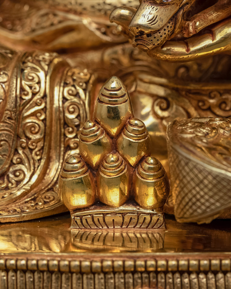 Guru Orgyen Norla Sculpture | Embodiment of Prosperity and Protection