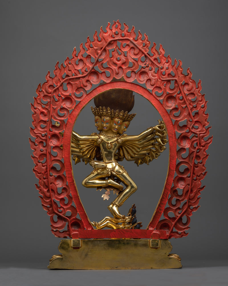 Hevajra with Consort Statue | Union of Supreme Wisdom and Compassion