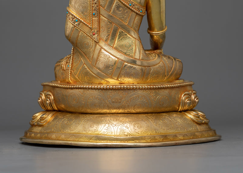 Circlet Shakyamuni Buddha Statue | Icon of Transcendent Wisdom