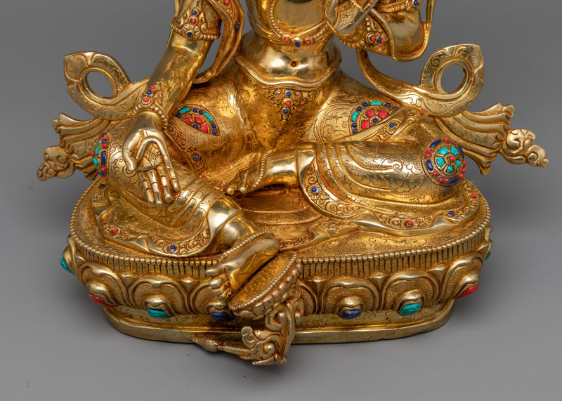 Mother of All Buddhas, Green Tara Statue | Essence of Compassionate Guidance