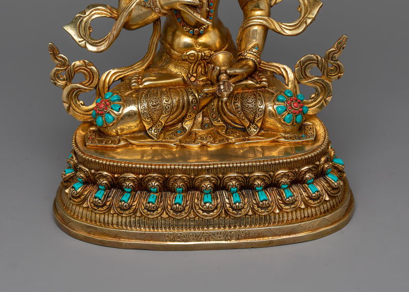 Vajrasattva Bodhisattva Shrine Sculpture | Beacon of Purification and Enlightenment
