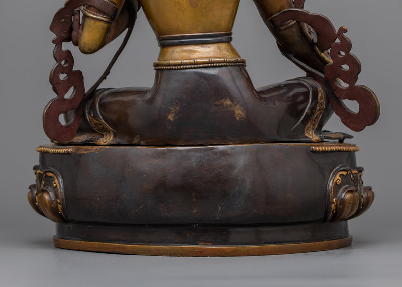 Mother of All Buddhas "Green Tara" Statue | Embodiment of Compassionate Liberation