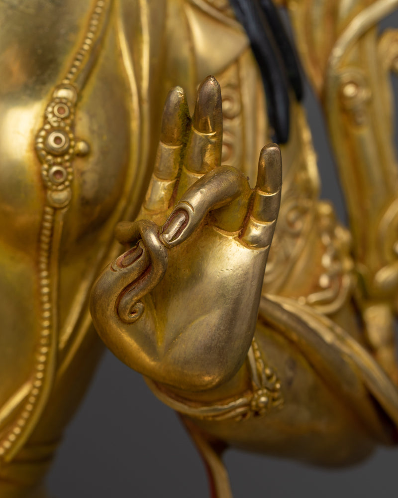 Ma Green Tara Statuette | Beacon of Compassion and Environmental Guardian