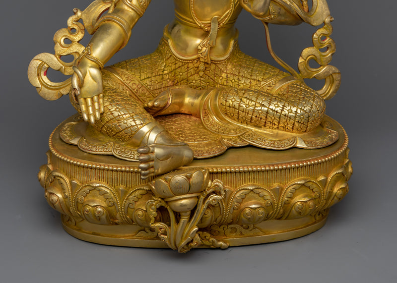 Ma Green Tara Statuette | Beacon of Compassion and Environmental Guardian