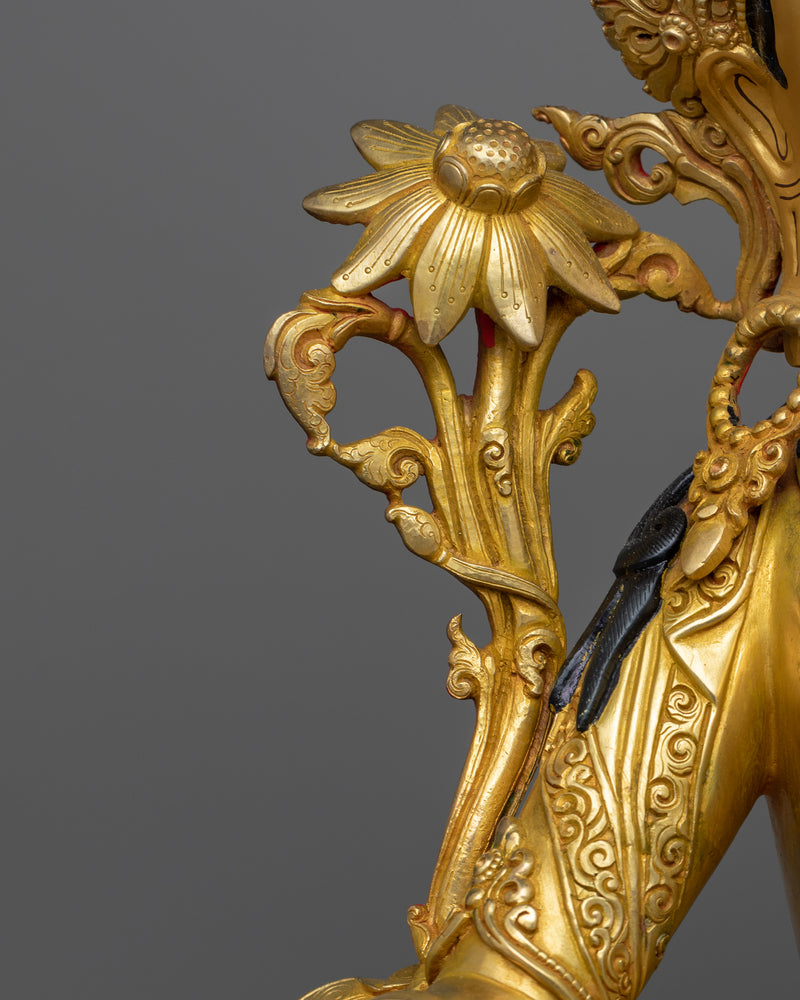 Ma Green Tara Statuette | Beacon of Compassion and Environmental Guardian